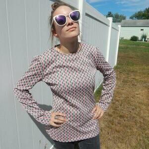 Vintage Retro Handmade Blouse Twee Career Office Businesswear